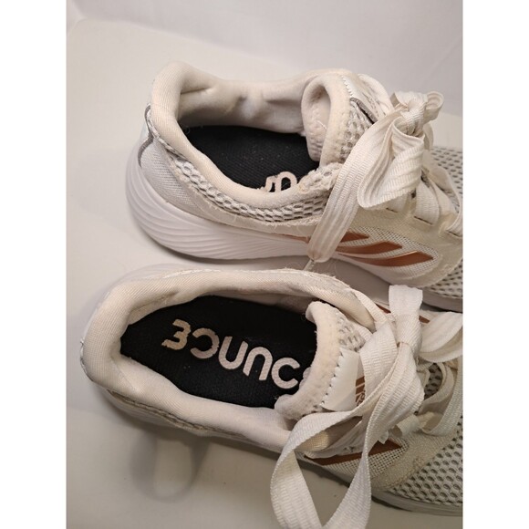 Adidas Edge Lux 3 Shoes Low Top Athletic Running Sneakers Women's 7.5 White Gold - Picture 7 of 8